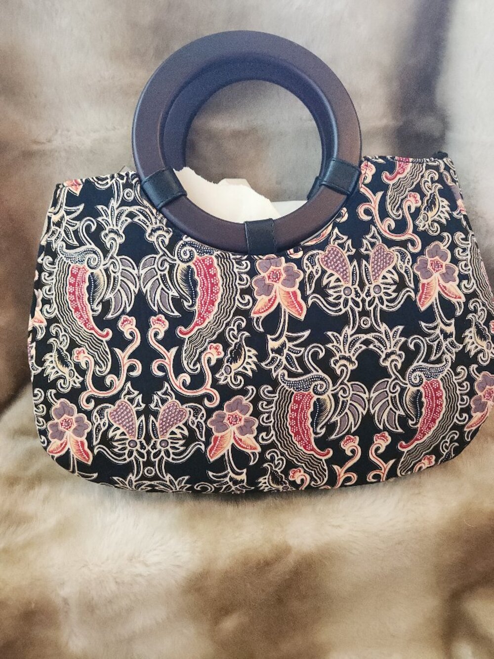 Stein Mart Designer Multicolor Beaded Handbag